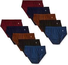 Image of Rupa Women's Cotton Briefs Solid Hipster Panties (Pack of 10) (Plain Assorted