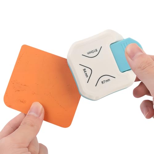 Merzio Corner Rounder Punch Corner Cutter for Paper Crafts Laminate Card Making Scrapbooking Photo Cutter Tool Heavy Duty Corner Trimmer for DIY ProjectsWhite