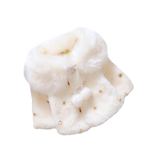 Cape Cape Cape Clothes Cape Warm Coat Outwear Cape Coat Fur Cloak Childrens Coats Coat Winter Thicken