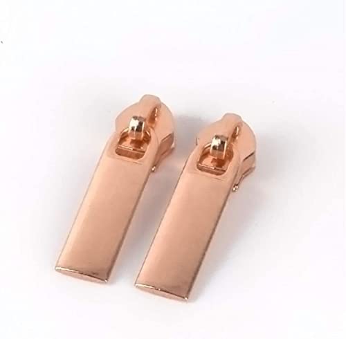 Deslizador de cremallera, kit de reparación de cremallera, simple y elegante, 20 piezas 5# de nailon, accesorios de bolsillo para coser (color: coloreado) (color: colorado) (color: colorado) (color