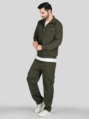 Image of Coord set for men | Old money outfit for men | Airport Outfit for Men | y2k aesthetic clothes | Tracksuit- Korean Outfits for casual and travel wear