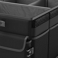 Black Friday Deals 2025 FORTEM SUV Trunk Organizer, Car Organizer, Collapsible Multi-Compartment Storage Bag For Car Accessories For Women Men, 1680D Oxford, Non Slip Bottom, Adjustable Straps, (50L - View #6