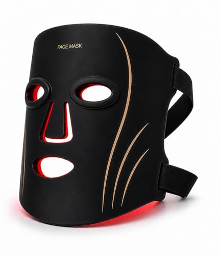 Image of 2026 Upgrade Red Light Therapy Mask for Face, LED Face Mask with 850nm NIR and 7 Colors, Red Light Mask with 296 LED Beads for Anti-Aging, Soft Silicone Design