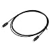 Produktbild Digitale Audiokabel Verbindungskabel 1,8 m digitaler Lichtwellenleiter Toslink-Audiokabel PVC-Faser Toslink-Audiokabel - Schwarz