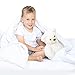 Continental Bedding Serenity Toddler Down Comforter 700 Fill Power White Down Duvet Insert 100% Cotton Shell White, 39x47