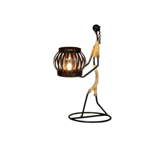 Rustic Home Decor Metal Tealigt Candle Holders, TeaLight Candle Stands for Centerpiece Table Decorations