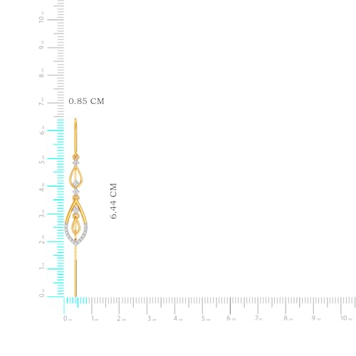 Image of Joyalukkas 22k (916) Purity BIS Certified Sui Daga Gold Earrings For Women