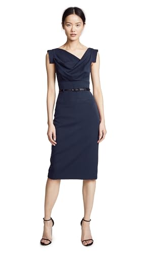 Black Halo Women's Jackie O Belted Dress