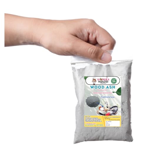 Image of Natural & Organic Wood Ash Powder for Dish Washing | Natural Utensils Cleaning Ash for Home (450 gsm)