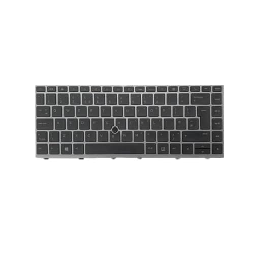 Teclado para HP EliteBook 846 G5 repuesto de teclado negro con distribución UK English