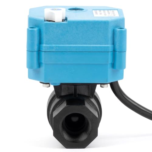Válvula de bola de motor U.S. Solid 1/2" PPE AC 110-230V con enchufe UE 4