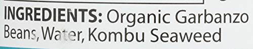 Eden Organic Garbanzo Beans, 15 oz Can, No Salt, Non-GMO, Gluten Free, Vegan, Kosher, U.S. Grown, Heat and Serve, Macrobiotic, Chickpeas