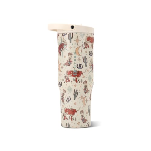 Image of HydroJug Sport 40 oz Insulated Stainless Steel Water Bottle, Rodeo