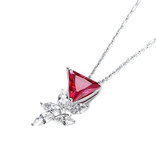 Pendentif en pierres précieuses KELIEQA pour femmes, collier de mariage et bijoux de fiançailles