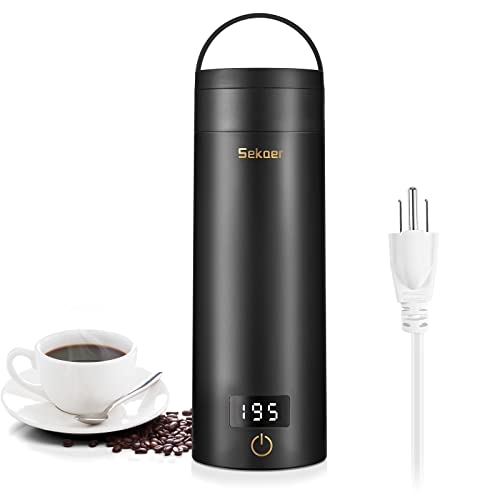 Sekaer Portable Small Electric Travel Tea Kettle