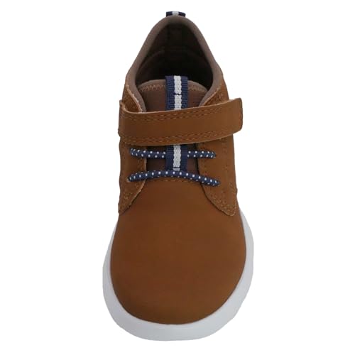 Sperry Toddler Coastal Break Chukka – PU Leather Hook-and-Loop Ankle Boots for Boys & Girls, Lightweight High-Top Fashion Sneakers, Non-Marking Outsole4