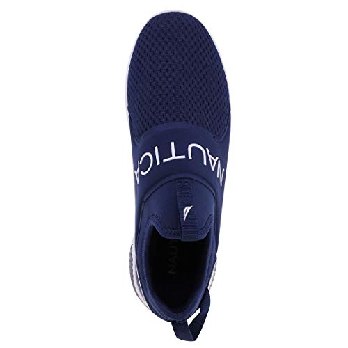 Image of Nautica Men's Slip-On Sneakers - Casual Fashion Shoes for Walking, in Medium & Wide Widths