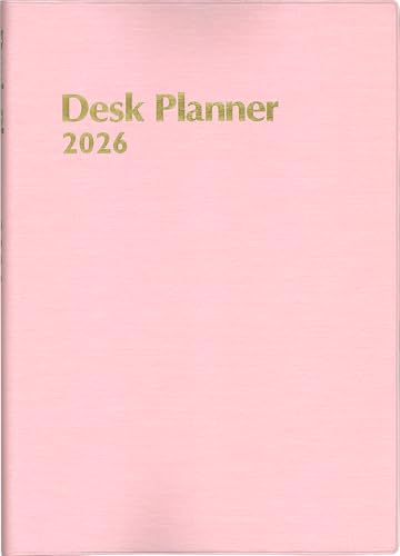 博文館 手帳 2026年 B5 ウィークリー デスクプランナー ピンク No.213 (2026年 1月始まり)