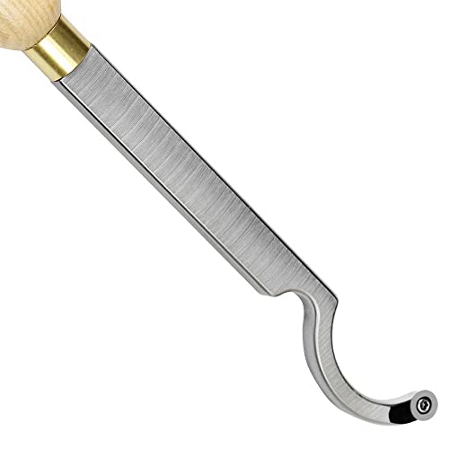 Swan Neck Hollowing Tool Carbide Tipped Wood Turning Tools Bended Lathe Chisel Tool Bar With 12Mm Round Carbide Insert For Wood Hobbyist Or Diy Or Carpenter #TOP5