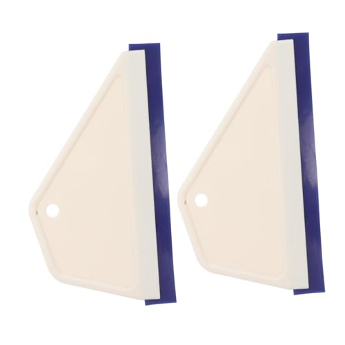 Cabilock 2Pcs Durable TPE Vinyl Wrap Applicator for Effortless Car Film Installation Versatile for Automotive Detailing and Wallpaper Smoothing