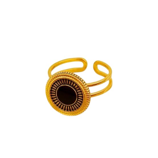 Image of SALTY ALPHA Hand Finger Ring for Men & Boys | Stainless Steel | Stylish & Minimal | Birthday Gift | Aesthetic Jewellery | Accessories for Everyday Wear | Gift for Diwali, Christmas, Marriage, Birthday