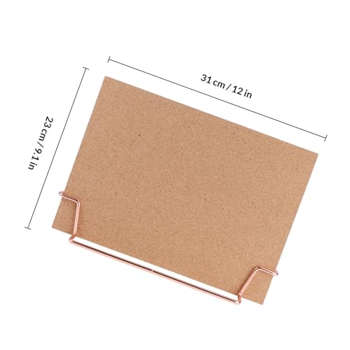 Tableau de liège portable bois marron bureau surface lisse réunion