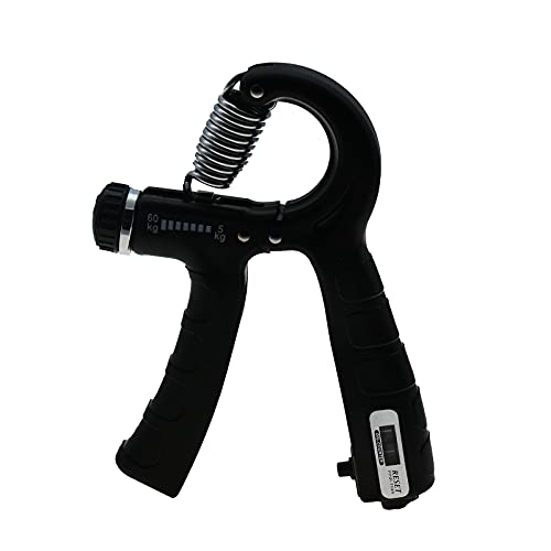 Appareil de musculation de la main (poignée réglable) pour muscler les muscles à la maison (noir) Cover