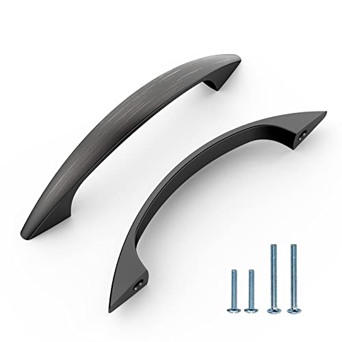 KNOKLOCK 10 Pack 3 Inch(76mm) Kitchen Cabinet Handles Oil Rubbed Bronze Cabinet Pulls Kitchen Cabinet Hardware Drawer Pulls for Dresser Cupboard Wardrobe