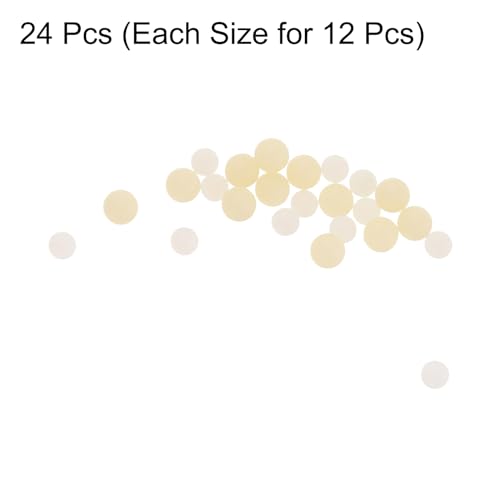 Image of uxcell 24pcs Nylon Bearing Balls 4mm 5mm Solid Plastic Balls, Precision Mini Nylon Balls