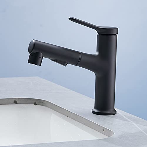 Pulvérisateur extractible pour robinet de salle de bain lavabo eau chaude froide