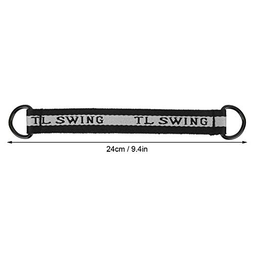Keenso Swing Connecting Belt, 5pcs 24cm Polyester Straps, Essential Swing Accessories for Indoor Outdoor Recreational Sports - Image 3
