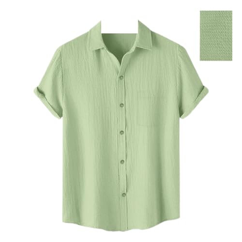 PinkmintMen's Solid Regular Fit Shirt