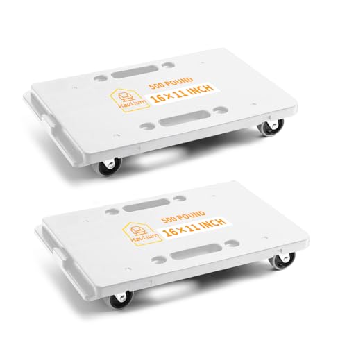 Kavlium Furniture Dolly,Furniture Movers Dollys with Wheels,16in-11in 500lbs Capacity,Moving Dolly