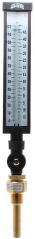 3-1/2" TIM Industrial 9IT Thermometer w/Valox Case (0°F to 120°F & -15°C to 50°C)