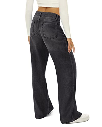 Baggy Jeans for Women Y2K High Waisted Straight Wide Leg Denim Jeans Teen Girls Boyfriend Casual Loose 90s Vintage Jeans3