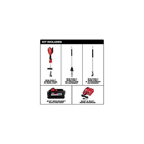 image for Milwaukees Milwaukee 2825-21PS M18 FUEL 10 in. Pole Saw Kit w/ QUIK-LO