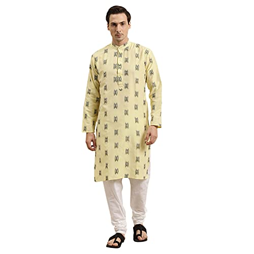 Image of SOJANYA (Since 1958 Men's Cotton Printed ONLY Kurta