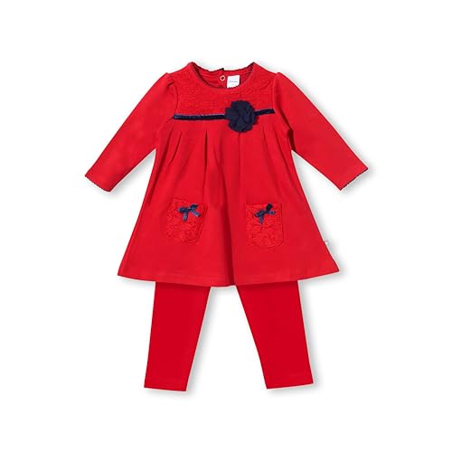Image of Mom's Love Baby-Girl's Cotton Classic Above The Knee Casual Dress