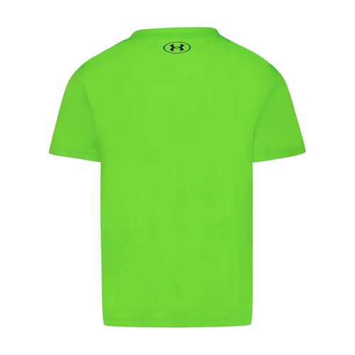 Image of Under Armour Boys' Short Sleeve Logo Graphic T-Shirt, Lightweight & Breathable, Relaxed Fit