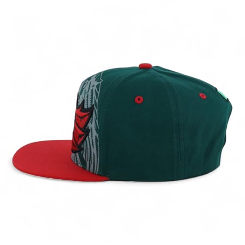 Image of Hecho En Mexico Eagle 3D Embroidered Flat Bill Snapback Cap