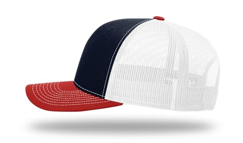Image of Richardson 112 Trucker Hat - Premium Blank Baseball Cap, Adjustable Snapback Hat - Structured Six Panel Richardson Blank Hats