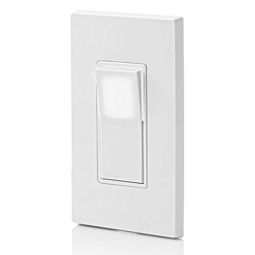 Leviton-L5611-2W-15-Amp-Decora-LED-Illuminated-Light-Wall-Switch-Single-Pole-White