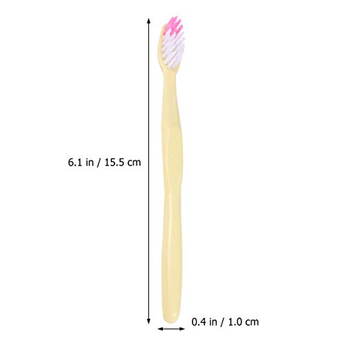 ARTIBETTER 100 Pcs Escovas de Dentes DescartÃ¡veis â€‹â€‹Com Creme Dental Escovas de Dentes de PlÃ¡s