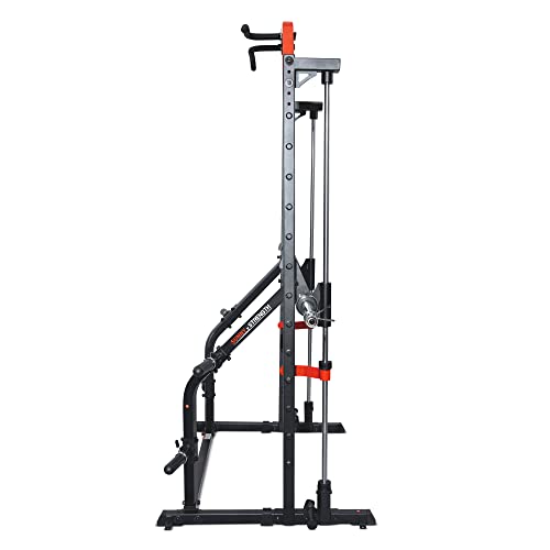 Sunny Health & Fitness Olympic Smith Machine Squat Rack with Pull-Up Bar - image 7