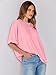 ANRABESS Womens Tops Oversized T Shirts Short Sleeve Crewneck Summer Casual Loose Basic Tee Shirt 2025 Trendy Fashion Clothes Pink Large