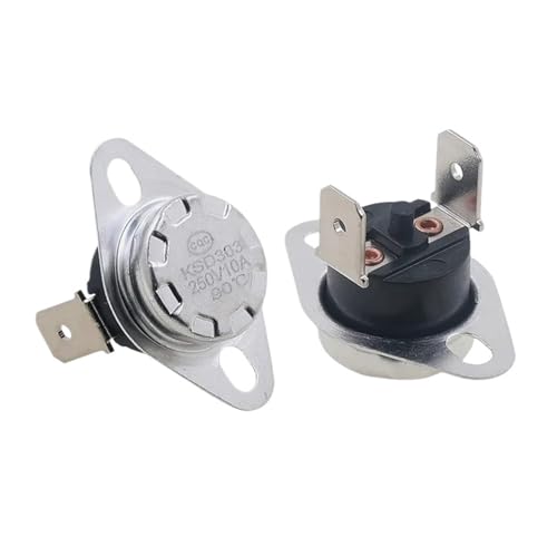 KSD303 KSD301 45C-150C Grado 10A 250V Termostato de reinicio manual Interruptor de temperatura normalmente cerrado 75C 85C 95C 105C 100C grados (150 grados)
