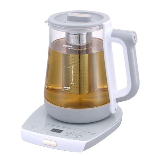 Hervidor Eléctrico Vidrio 1.8 L Tacto Inteligente Blanco miniatura 1