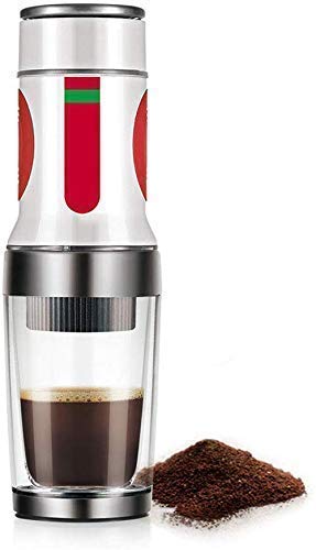 GEETAC Máquina de café de la máquina de café, portátil de la prensa de la mano, Mini Handheld Espresso Pods máquina de…
