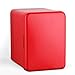 YUTGMasst Mini Refrigerador 4Liter Congelador Portátil con Enfriador De CA/CC, Refrigerador Pequeño Y Cosmético, Silencioso Mini Nevera, Puede Utilizar En Hogares Bar Oficinas Habitacion,Rojo