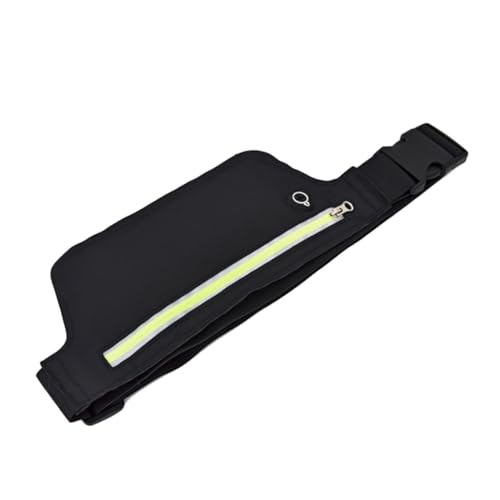 BIUDECO 防水ポリエステル製スポーツウエストバッグ 伸縮性素材で揺れ防止 ヘッドホン付き反射ベルト ファニーパック ランニングやアウト